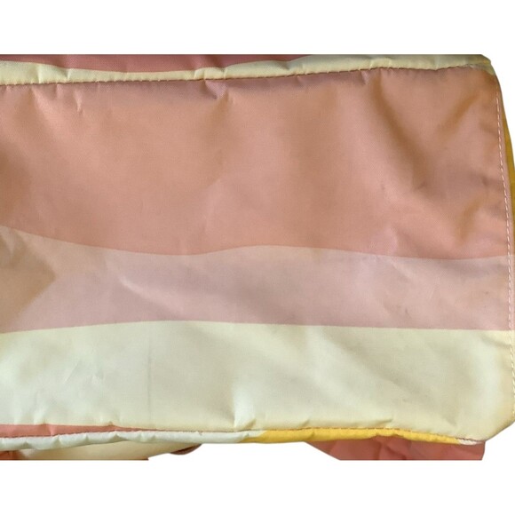 Pure Vida Backpack Sunset Colors Good Used Condition Peach Yellow White Aqua - Picture 7 of 8